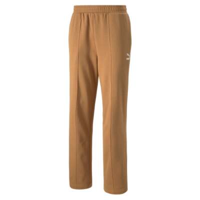 Puma Classics Straight Sweatpants Мужские коричневые повседневные спортивные штаны 53674974