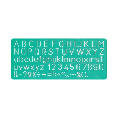 Linex Lettering Stencil Set 10/20/30mm Pack of 3 LXG8500S