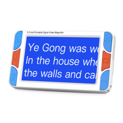 Eyoyo Digital 5.0 Inch Electronic Video Magnifier Reading Aids Tools Zoom Rate