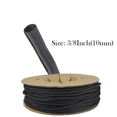 Braided Split Wire Loom Tubing Cable Sleeve Cord Protect Mesh Woven Material Lot