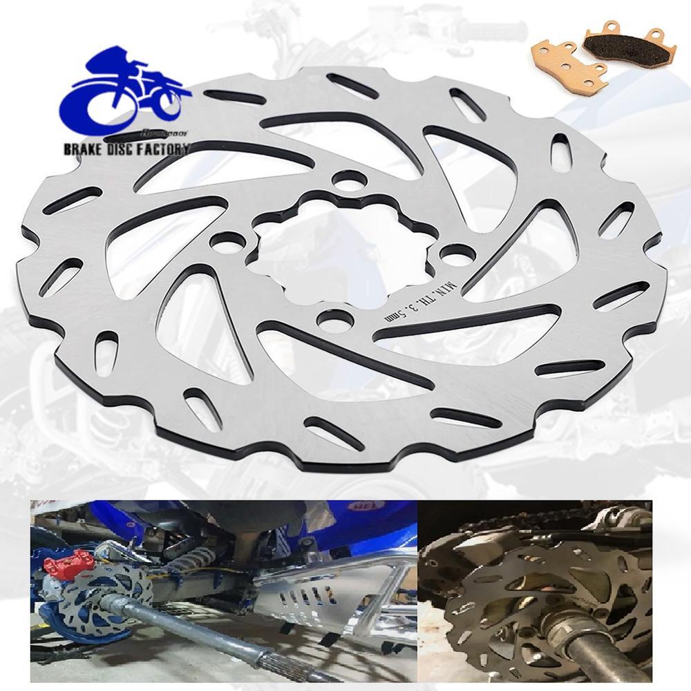 Front Rear Brake Disc Rotor W/ Pads Fits Yamaha Raptor 660R YFM660R 2002 -2005 - Foto 4