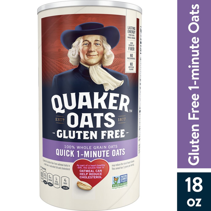 Quaker, Quick 1-Minute Oats, Gluten Free, Select Starts, 18 