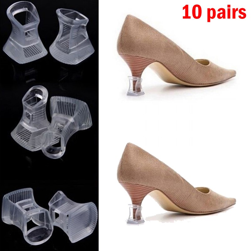 clear heel covers