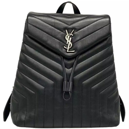 Authentic Saint Laurent City Backpack Palm Tree Canvas Black Authentic Saint Laurent City Backpack Palm Tree Canvas Black