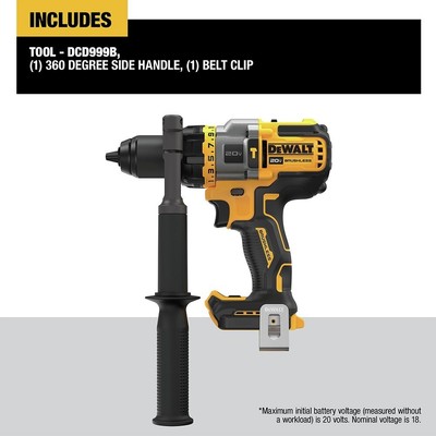 DEWALT DCD999BR 20V MAX 1/2" CL Hammer Drill Driver (BT) Certified Refurbished