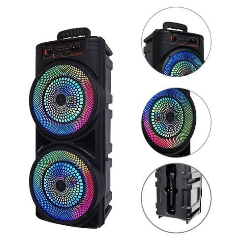 5000W Portable Bluetooth Party Speaker Sub Woofer Heavy Bass