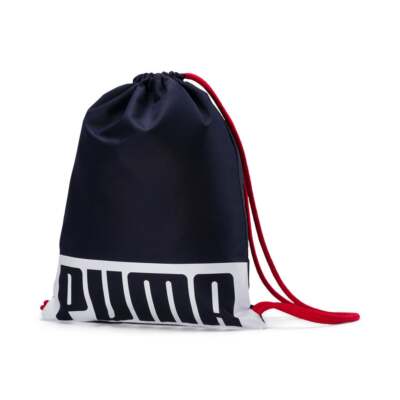 

Puma Deck Gym Drawstring Bag Мужская Размер  Travel Casual 07496124, Синий, Puma Deck Gym Drawstring Bag