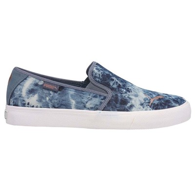 

Puma 383756-01 Womens Bari Indigo Slip On Sneakers Shoes Casual - Синий, Розовый, Blue;pink, Puma Bari Indigo Slip On