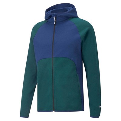 

Puma Dime Full Zip Баскетбольная куртка мужская размер  повседневная спортивная верхняя одежда 5328, Зеленый, Puma Dime Full Zip Basketball Jacket