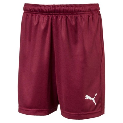 Шорты Puma Liga Core Youth Boys Красные спортивные повседневные штаны 703437-09