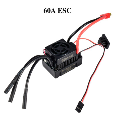 9imod F540-V2 4370KV Brushless Waterproof Motor 3.175mm+60A ESC For 1/10 RC Car