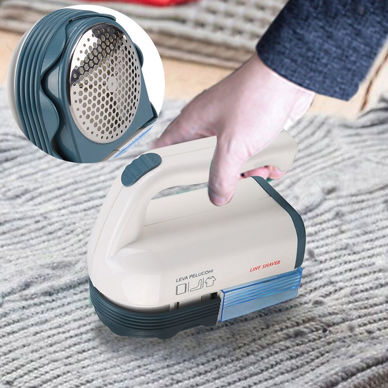Fusselrasierer  Fusselentferner Textilrasierer Flusenrasierer mit Auffangbehält
