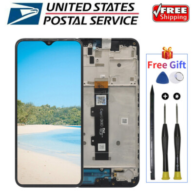 LCD Display For Moto G20 XT2128-1/-2 Touch Screen Digitizer +Frame Replacement