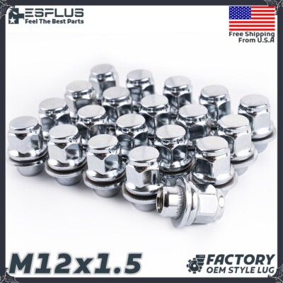 20 Pc Toyota OEM Lug Nut Chrome M12x1.5 Fit Corolla/Prius/Highlander/RAV4 etc