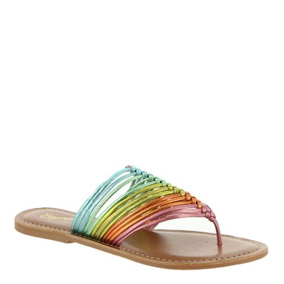 

Женские сандалии Seychelles Bright Eyed 6,5 B(M) США – Радужный/Металлик, Rainbow/metallic