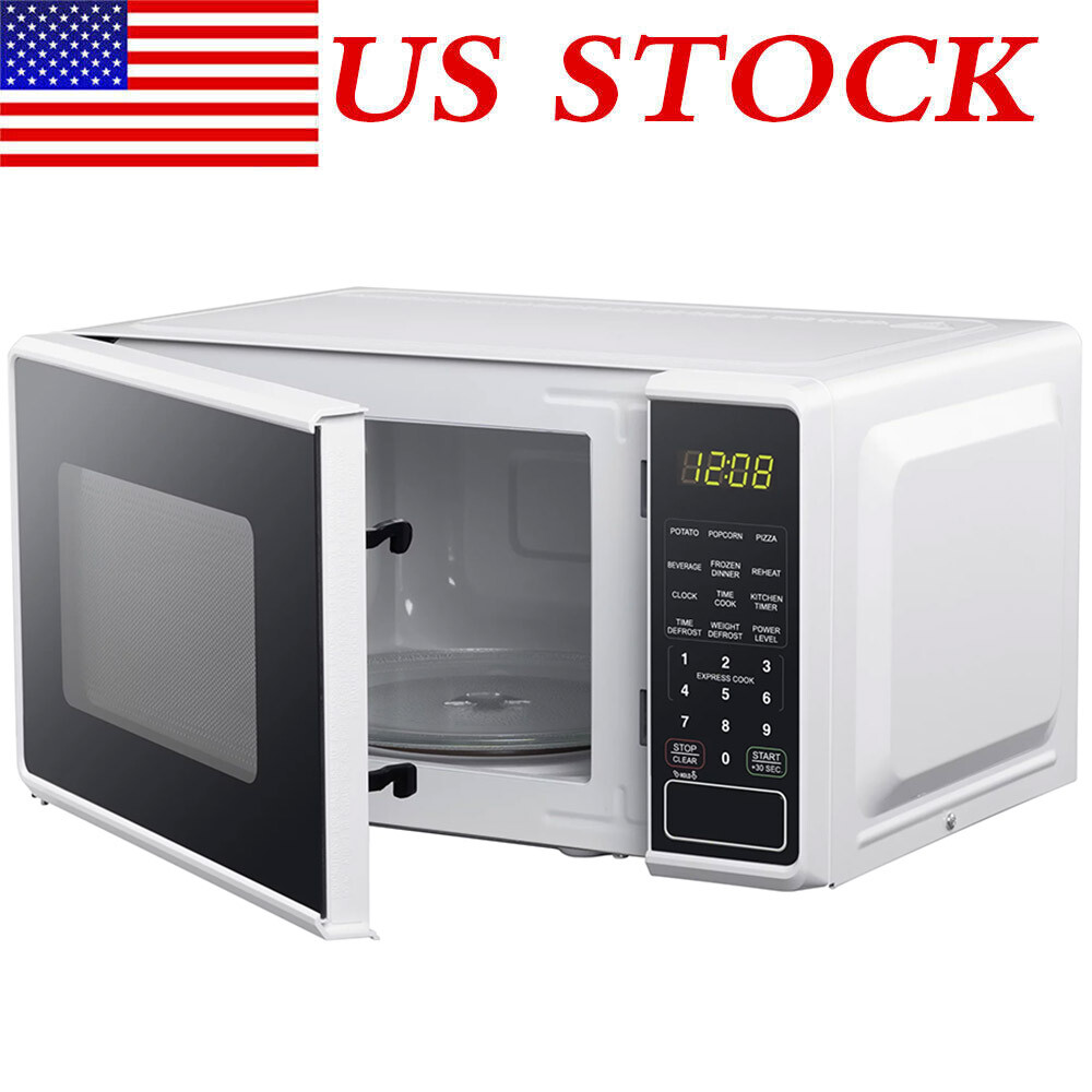 Mainstays 0.7 Cu ft 700Watt Compact Countertop Microwave
