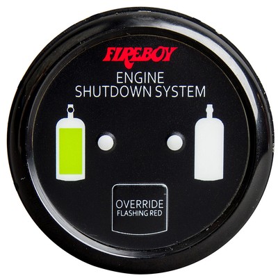 Fireboy-Xintex Deluxe Helm Display w/Gauge Body, LED & Color Graphics f/Engin...