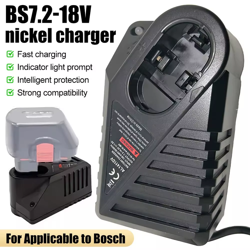 AL1411DV Ni-CD Ni-MH Battery Charger for Bosch 7.2V 9.6V 12V 14.4V Battery GSR7.