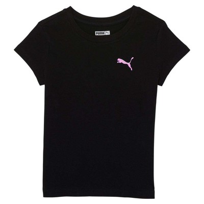 

Футболка Puma Core Logo с круглым вырезом и короткими рукавами, повседневные топы для мальчиков размера  85, Черный, Puma Core Logo Crew Neck Short Sleeve T-Shirt Youth