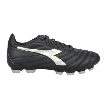 Diadora Brasil Elite 2 Lt Lpu Soccer Cleats Youth Boys Grey Sneakers Athletic Sh