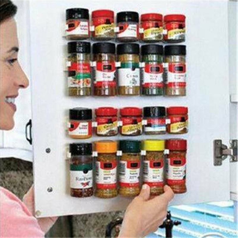 20 Clips Küchen Gewürzregal Kräuterhalter Kräuterregal Gewürzhalter