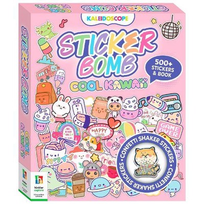 Kaleidoscope Sticker Bomb Cool Kawaii by Hinkler Pty Ltd Paperback Book