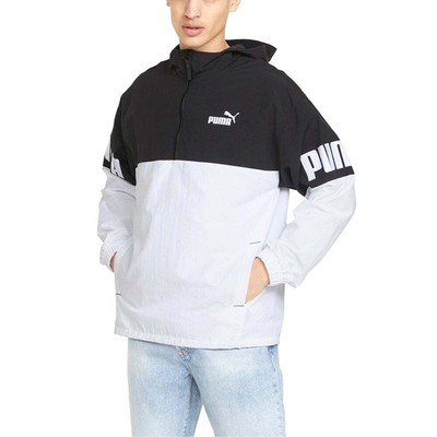 

Мужская ветровка Puma Power Half Zip, размер , повседневная спортивная верхняя одежда 84747501, Черный, Puma Power Half Zip Windbreaker