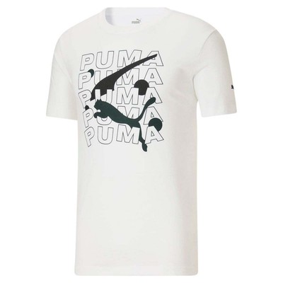 

Puma Formstripe Balance Crew Neck Футболка с коротким рукавом мужская белая повседневная 588550-0, Белый, Puma Formstripe Balance Crew Neck Short Sleeve TShirt