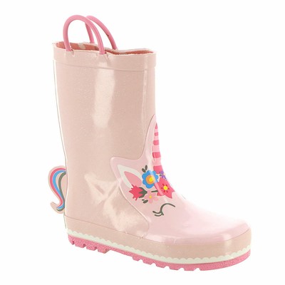 

Молодежные ботинки для девочек Western Chief Unity Unicorn, Rose/glitter