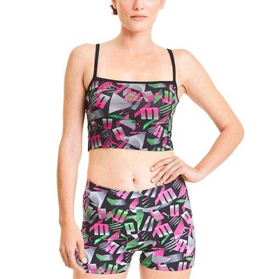 Puma Aop Graphic Sport Bralette Womens Size XL Casual 598520-01