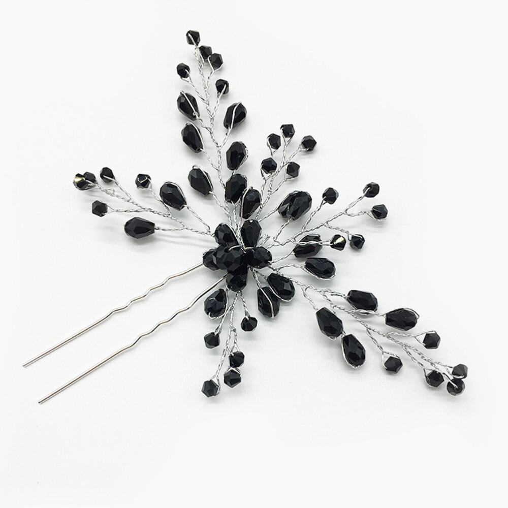 Rhinestone Hair Pins Elegant Fashion Crystal Hair Pins For Girls