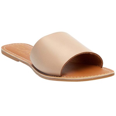 

BEACH by Matisse Basic OneBand Slide. Женские бежевые повседневные сандалии CABANA-NAX, Бежевый, BEACH by Matisse Basic OneBand Slide .