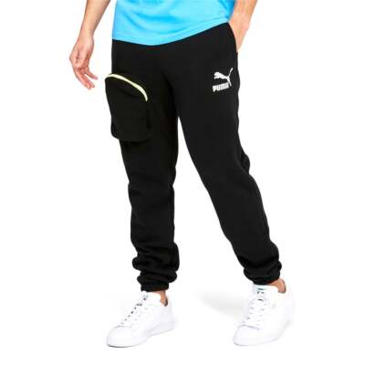 

Puma Lightsense Classics Спортивные штаны мужские размер  Спортивные повседневные штаны 53554, Черный, Puma Lightsense Classics Sweatpants