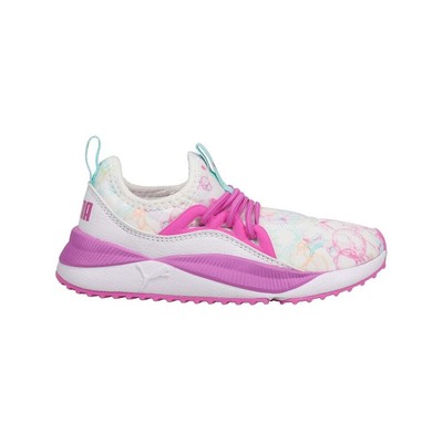 Puma Pacer Future Allure Bubble Dye Slip On Toddler Girls Белые кроссовки Повседневная