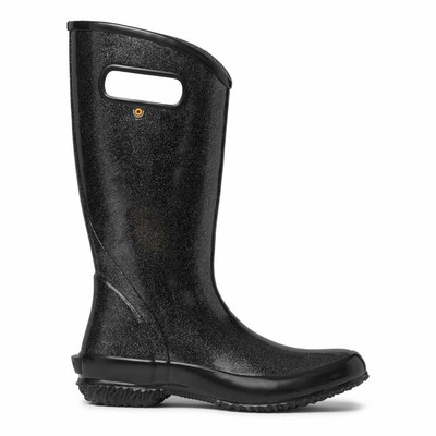 

Женские ботинки BOGS Rainboot с блестками, Черный
