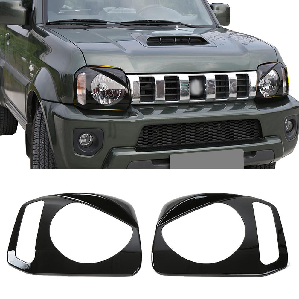Front Headlight Lamp Cover Trim Frame For Suzuki Jimny 2007-2015