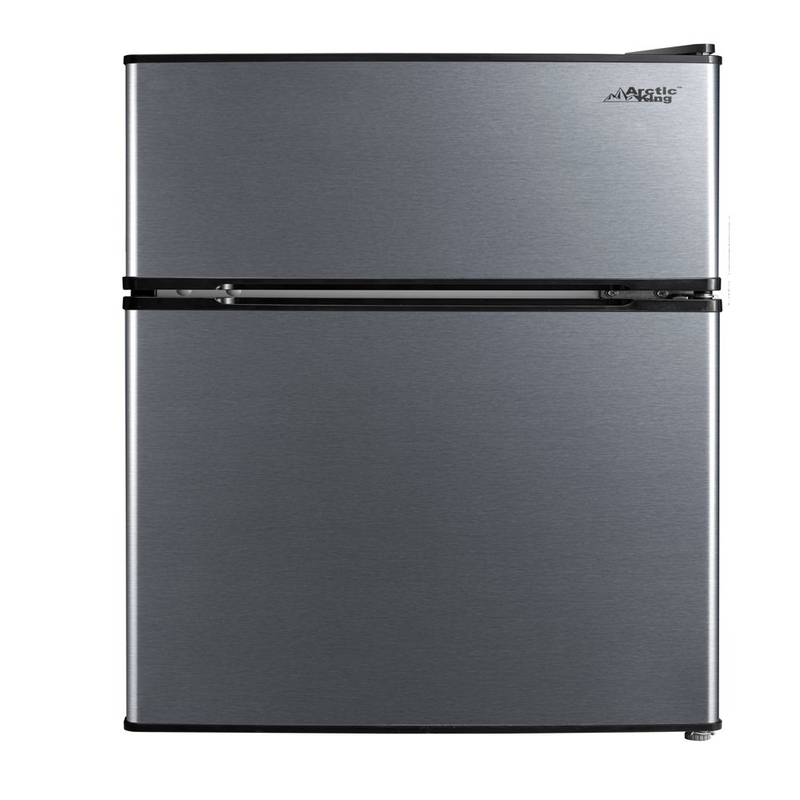 With Freezer, 3.2 Stainless Feet Refrigerator Arctic King