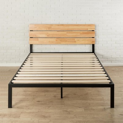 Headboard Sonoma Metal Wood Black Steel Sturdy
