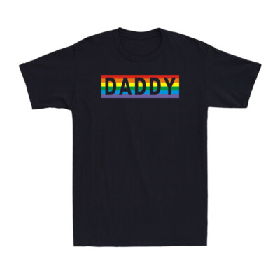 Funny Pride Daddy Proud Gay Lesbian LGBT Gift Father's Day Men's T-Shirt T-shirt
