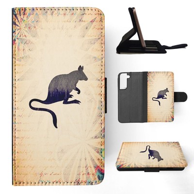 FLIP CASE FOR SAMSUNG GALAXY|WALLABY AUSTRALIAN ANIMAL