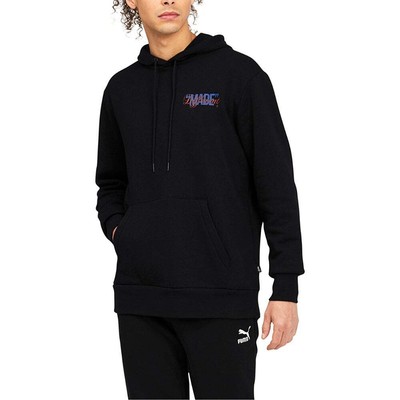 

Мужская толстовка с капюшоном Puma Rjb X Made Different Размер  Повседневная верхняя одежда 6208960, Черный