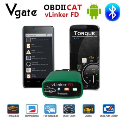 Vgate vLinker FD OBD2 Bluetooth Scanner BT3.0 Diagnostic Instrument For FORScan