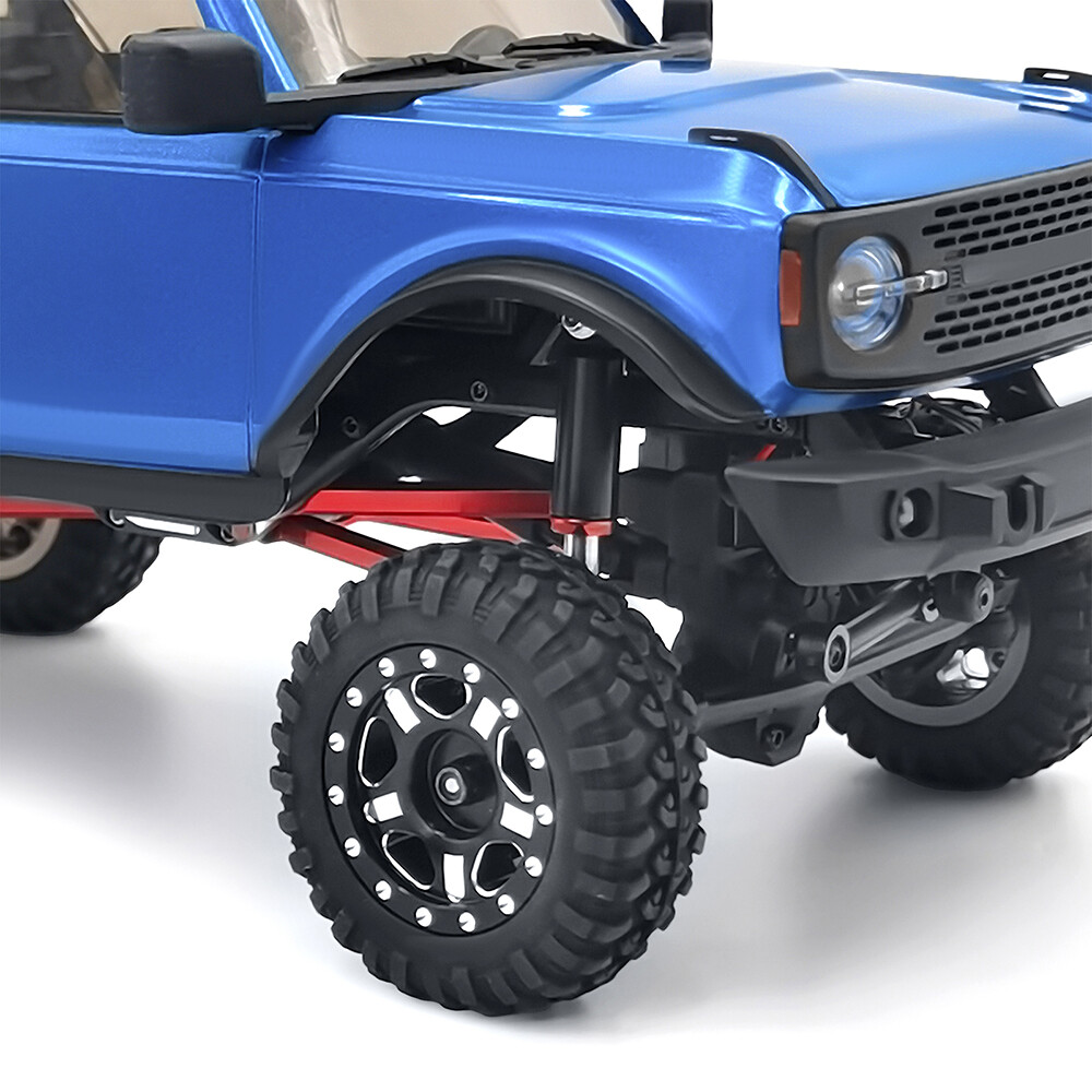 FLYXM 4PCS Wheel Rims Tires Kit For RC Kyosho MINI-Z 4x4 1/18 Jimny 1/24 SCX24