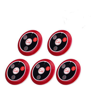 Retekess T117 Restaurant Pager System 5 PCS Call Button Guest Queuning Fast Food