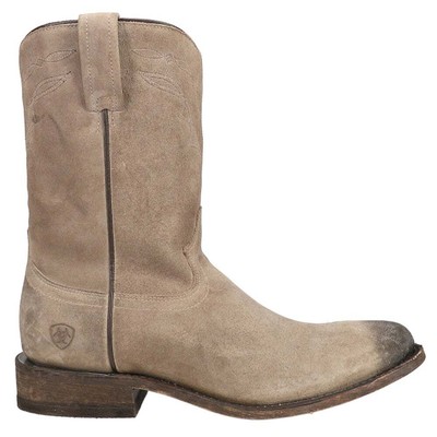 Мужские серые повседневные ботинки Ariat Downtoned Roughout Pull On Western 10044558-020