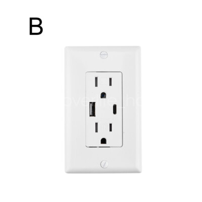 WIFI Camera 1080P HD AC Wall Home Outlet Security Nanny Camera Video DVR WiFi US