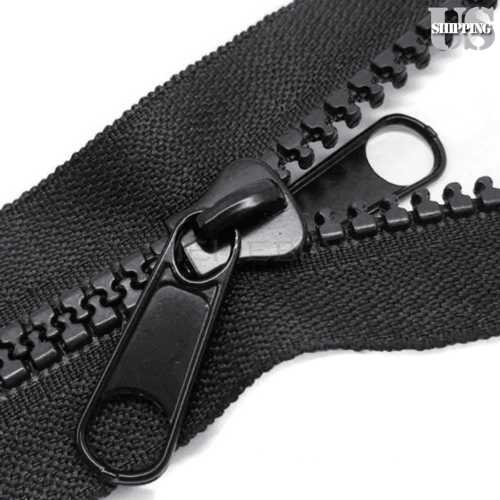 10 Heavy Duty Separating Double Pull Metal Slider Marine Grade Zipper