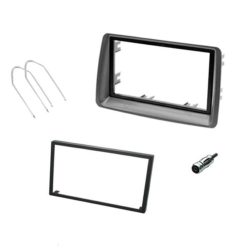 Kit mascherina  autoradio 2 DIN  per FIAT PANDA 2003-2012