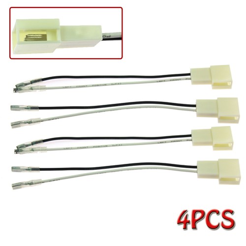 4x Car Speaker Connector Wire Harness Adapter for TOYOTA ... 2008 scion xd wiring harness 
