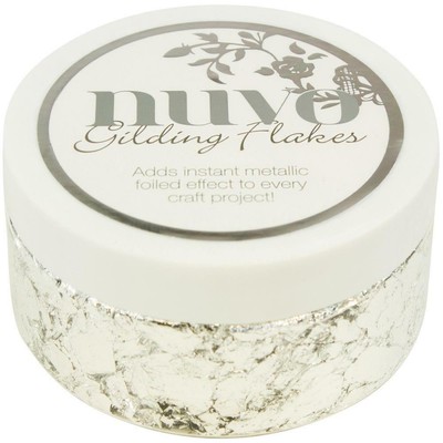 Nuvo Silver Bullion Gilding Flakes   6.8oz
